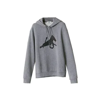HERMES Sweatshirts Men Gray