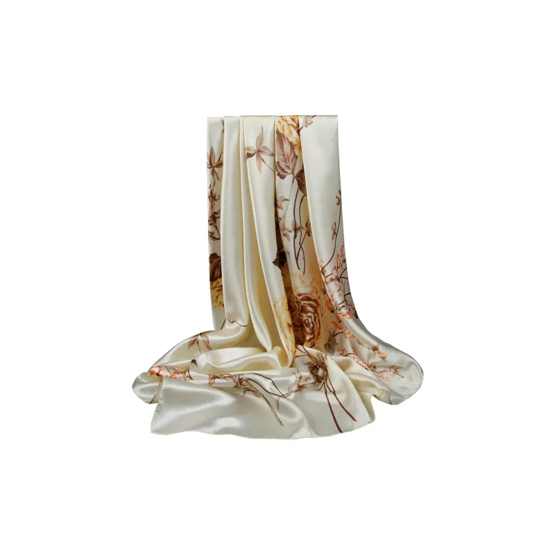 Shanghai Story 100% Polyester Silk Scarves Women's-31