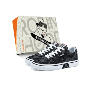 ROBINHOOD Wrapping Anti Slip Shock Absorbing And Wear Resistant Low Top Skateboard Shoes Men's