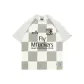 Gray White Size 9 Jersey Short-Sleeved