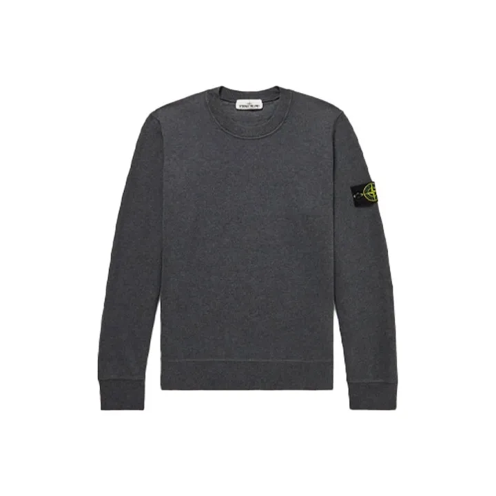 STONE ISLAND 63020 Brushed Cotton Fleece Crewneck-0
