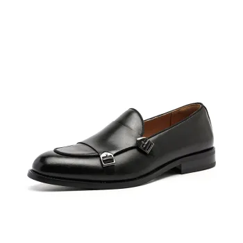 JASONSTAR Loafers Men Black/Brown