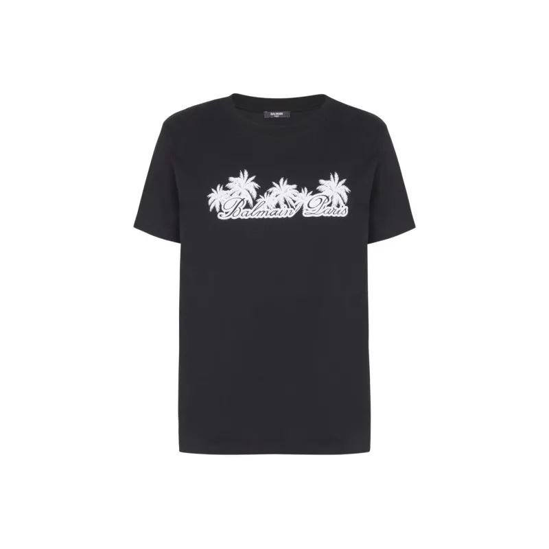 BALMAIN Signature Printed T Shirt-0