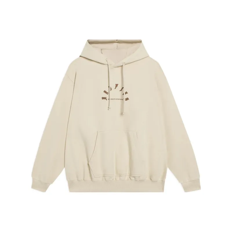 LiNing Badfive Sweatshirt Unisex Light Creamy Brown-0