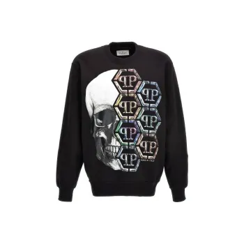 PHILIPP PLEIN Skull-Printed Crewneck Sweatshirt