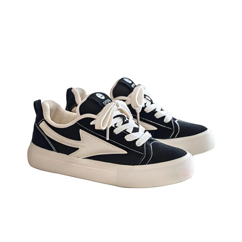 AMICNIEGD Abrasion Resistant Breathable Low Top Canvas Shoes Men's-1