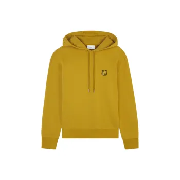 Maison Kitsune Fox Head Patch Drawstring Hoodie