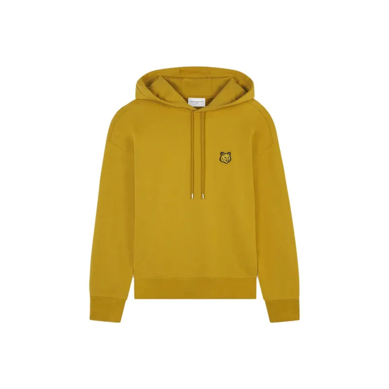 Maison Kitsune Fox Head Patch Drawstring Hoodie-0