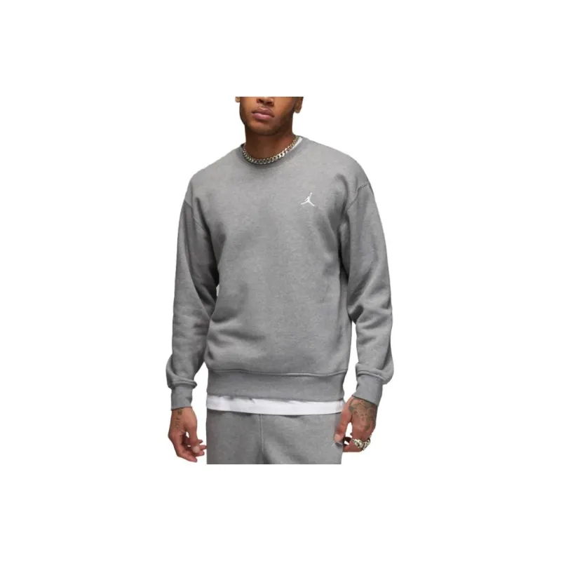 Jordan Essentials Fleece Crew Neck Pullover Sweatshirt-0