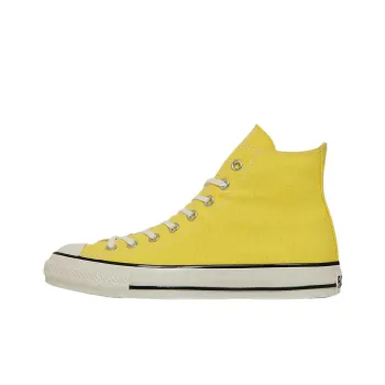 Converse All Star Aged High Top Canvas Shoes Unisex Butter Yellow