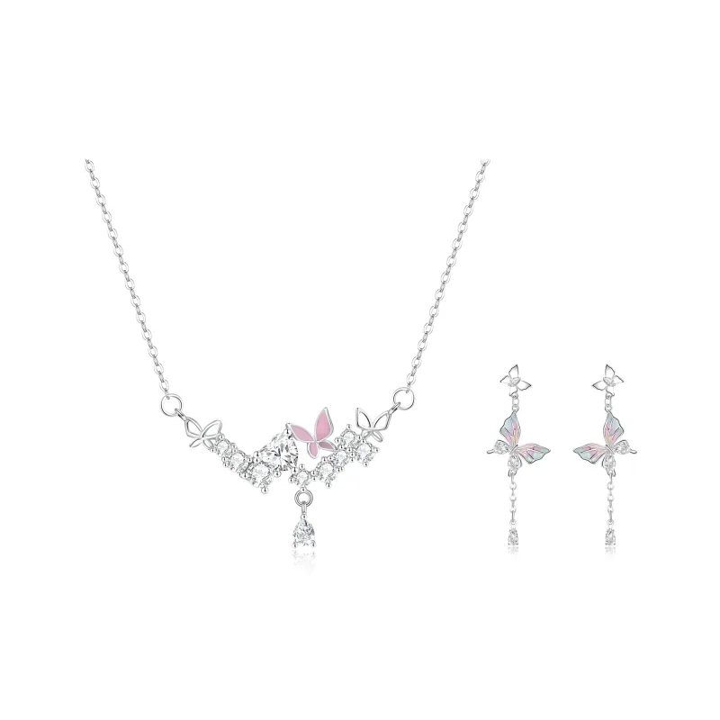 LAOYINFANG Sterling Silver Necklaces Women's-1