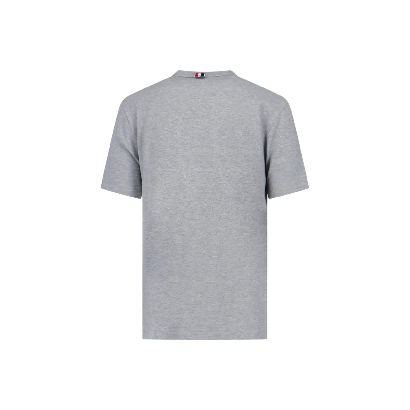 Tシャツ・カットソー THOM BROWNE COTTON PIQUE T-SHIRT Thom Browne three-stripe T-shirt | Pink | FARFETCH