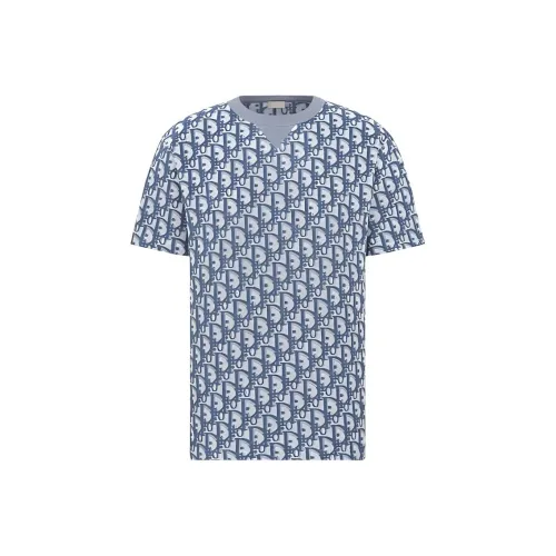 DIOR T Shirts Men Blue