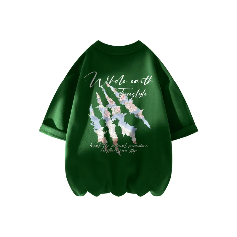 WHOLE EARTH T Shirt Summer Unisex-16