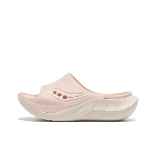 Saucony Cradle 2 Slip Resistant Abrasion Resistant Slide Slippers Unisex Pink