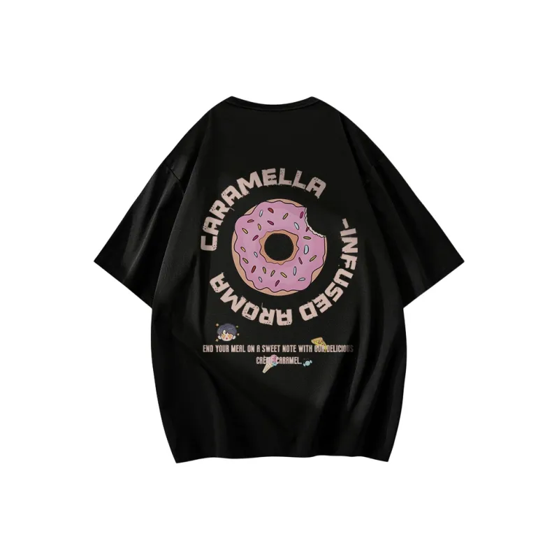 Caramella T Shirt Unisex Navy Blue-3