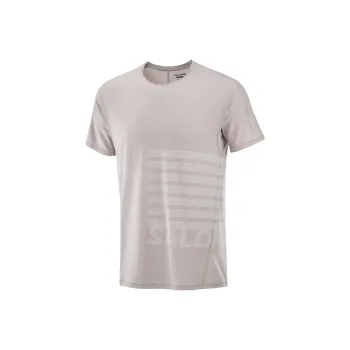 SALOMON SENSE AEROGRAPHIC T-Shirt Men's Yuta/White