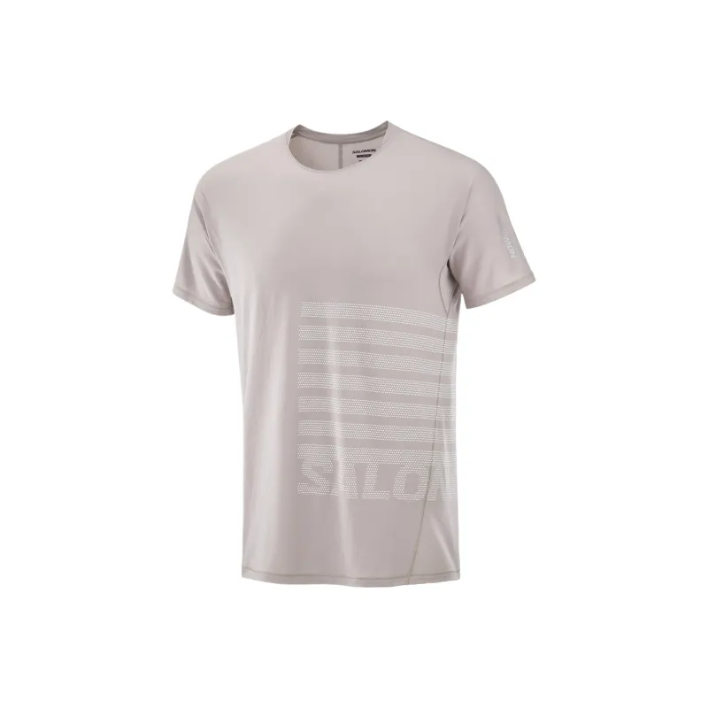 SALOMON SENSE AEROGRAPHIC T-Shirt Men's Yuta/White-0