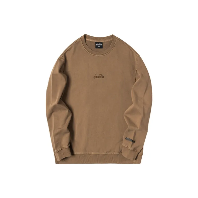Diadora Sweatshirts Unisex Dark Brown-0