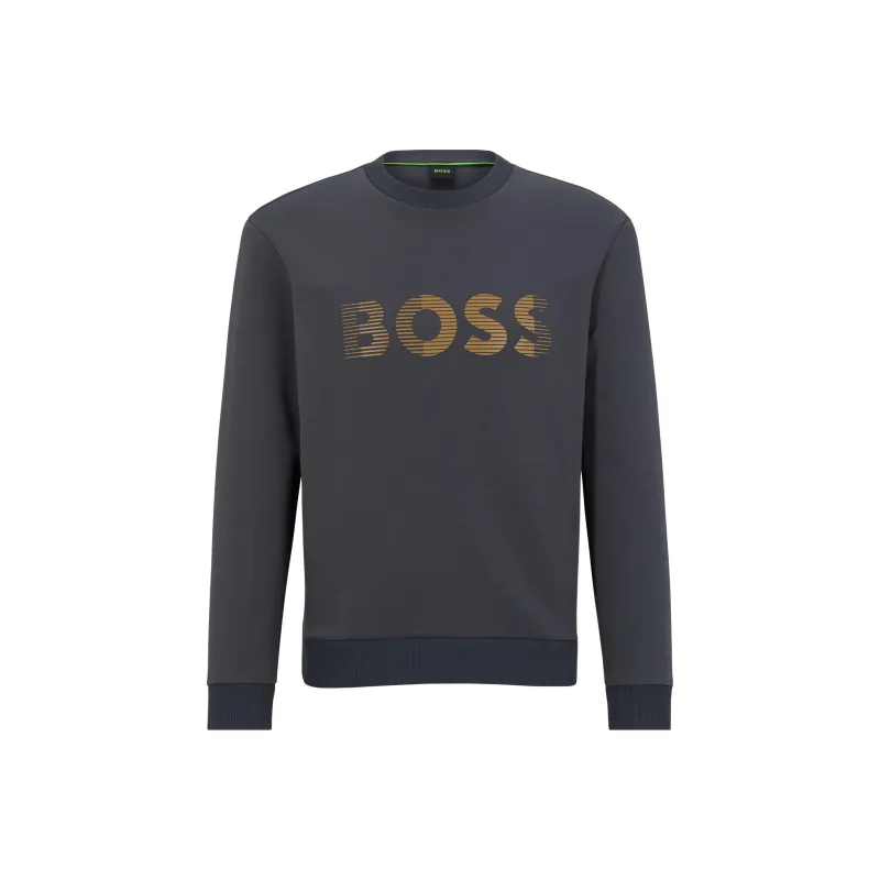 HUGO BOSS Logo Printed Crewneck Sweatshirt-0