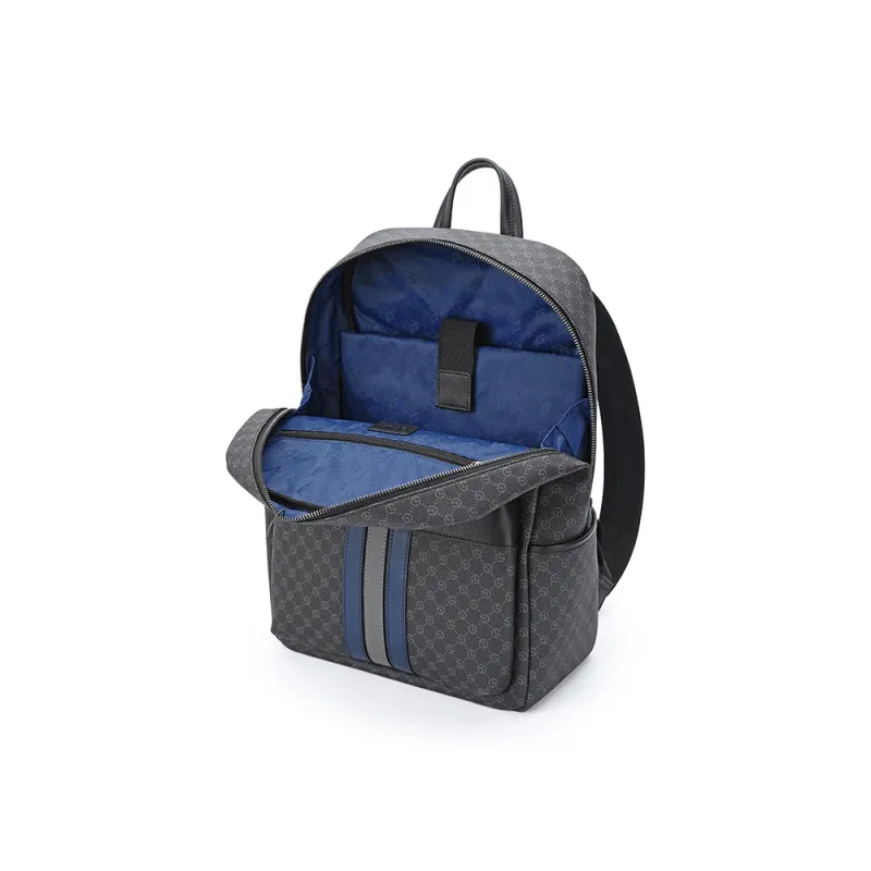 GOLDLION PVC Backpack Large Size Men's Black-4