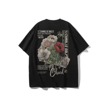 CHARLIE GOLF T Shirt Unisex Black