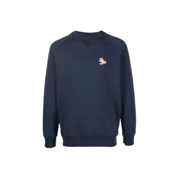 Maison Kitsune Chillax Fox Patch Classic Sweatshirt