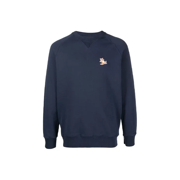Maison Kitsune Chillax Fox Patch Classic Sweatshirt-0
