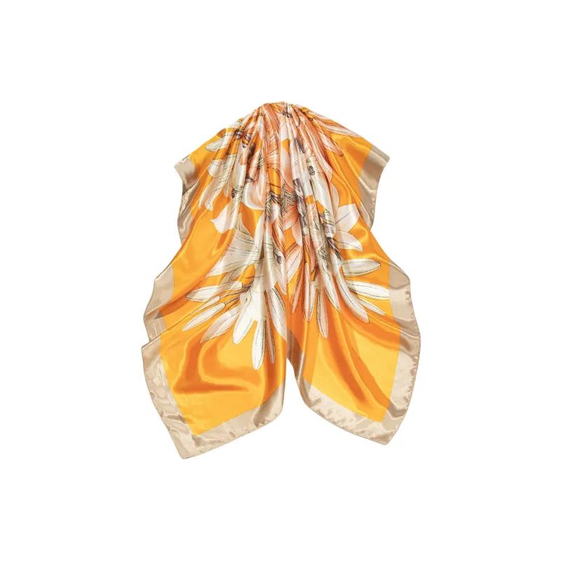 Shanghai Story 100% Polyester Silk Scarves Women's-93