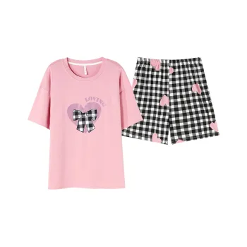 FENTENGCARE Pajama Set Women's Peach