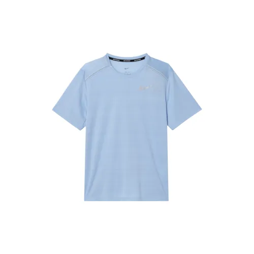 Nike MILER T Shirts Men Cobalt Blue
