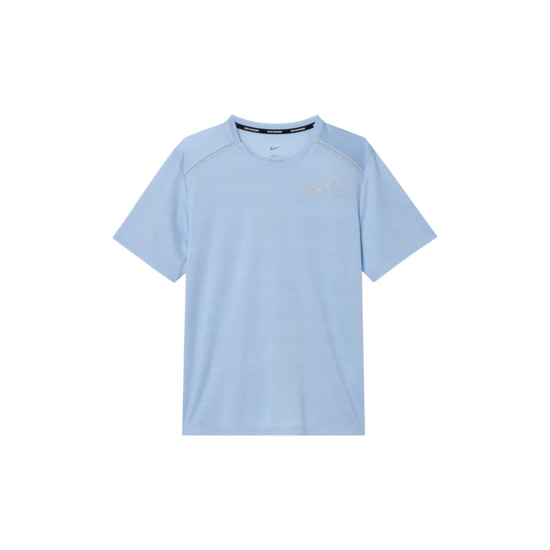 Nike MILER T Shirts Men Cobalt Blue-0