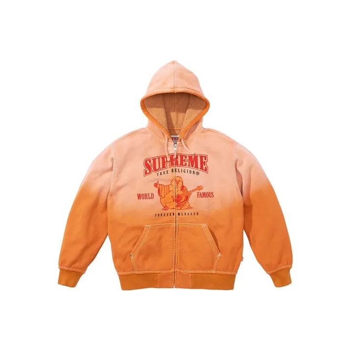 Supreme True Religion Zip Up Hooded Sweatshirt-3
