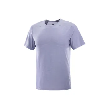 SALOMON T Shirt Men's Blue Granite