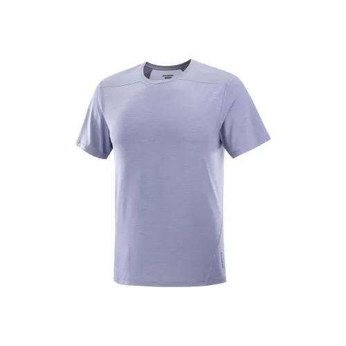 SALOMON T Shirt Men's Blue Granite