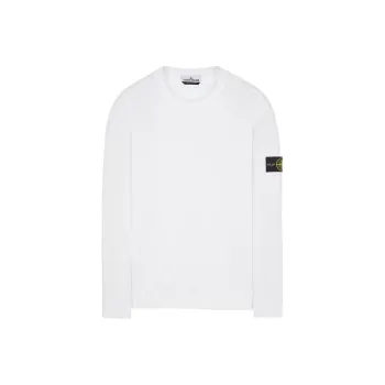 STONE ISLAND 63020 Brushed Cotton Fleece Crewneck Sweater