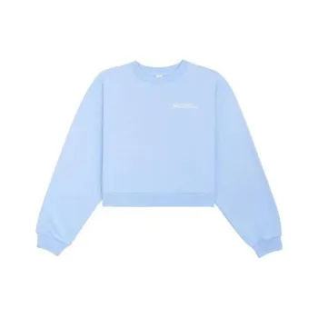 SPORTY & RICH Rizzoli Cropped Logo print Sweatshirt