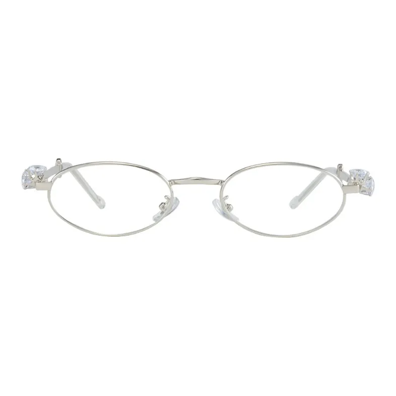 MUYKUY Metal Oval Sunglasses Women's-9