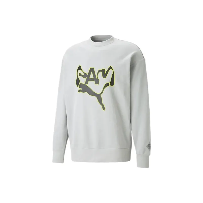 PUMA X P.A.M. Co branded Version Sweatshirts Unisex Gray-0