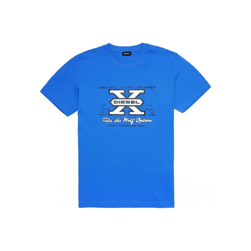 DIESEL T Shirts Men Blue-0
