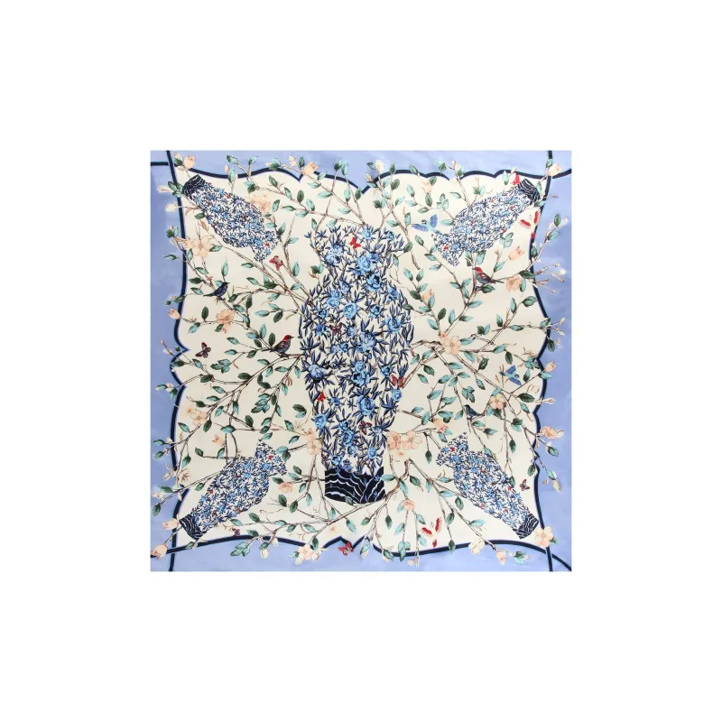 Shanghai Story 100% Polyester Silk Scarves Women's-78