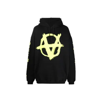 Vetements Double Anarchy Logo Hoodie