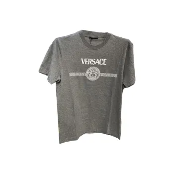 VERSACE T Shirts Men Gray