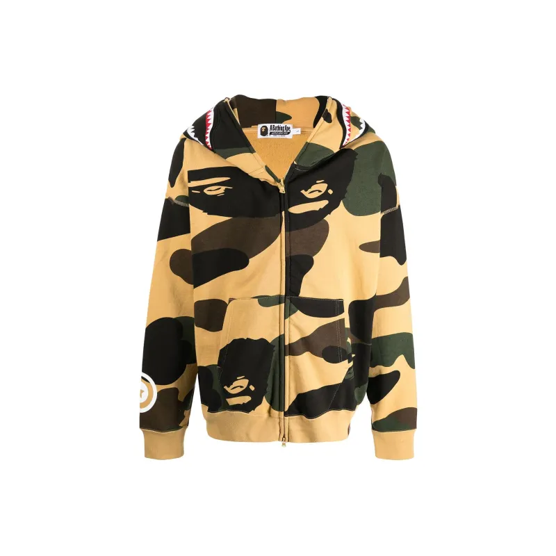 Bape Giant 1st Camo Wide Pullover Hoodie-0