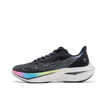 QIAODAN Swift 3PRO Cushioned Slip Resistant Abrasion Resistant Low Top Casual Training Running Shoes Men's Black White
