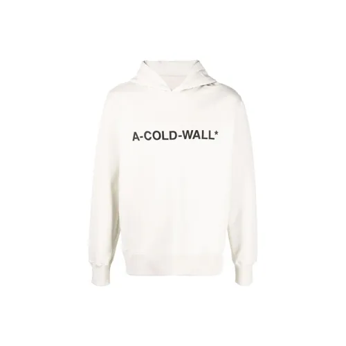 A COLD WALL* Logo print Hooded Sweat Top