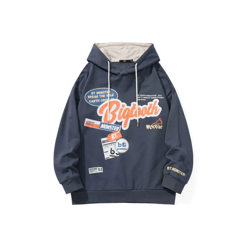 Bt Hooded Loose Fit Sweatshirt Unisex-5