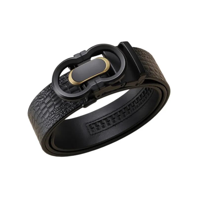 ROSEROOEN Top Grain Cow Leather Belts Unisex 3.5cm-2