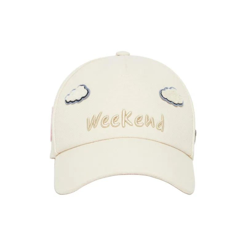 WEEKEND MaxMara Cotton Baseball Caps Women's Beige-0
