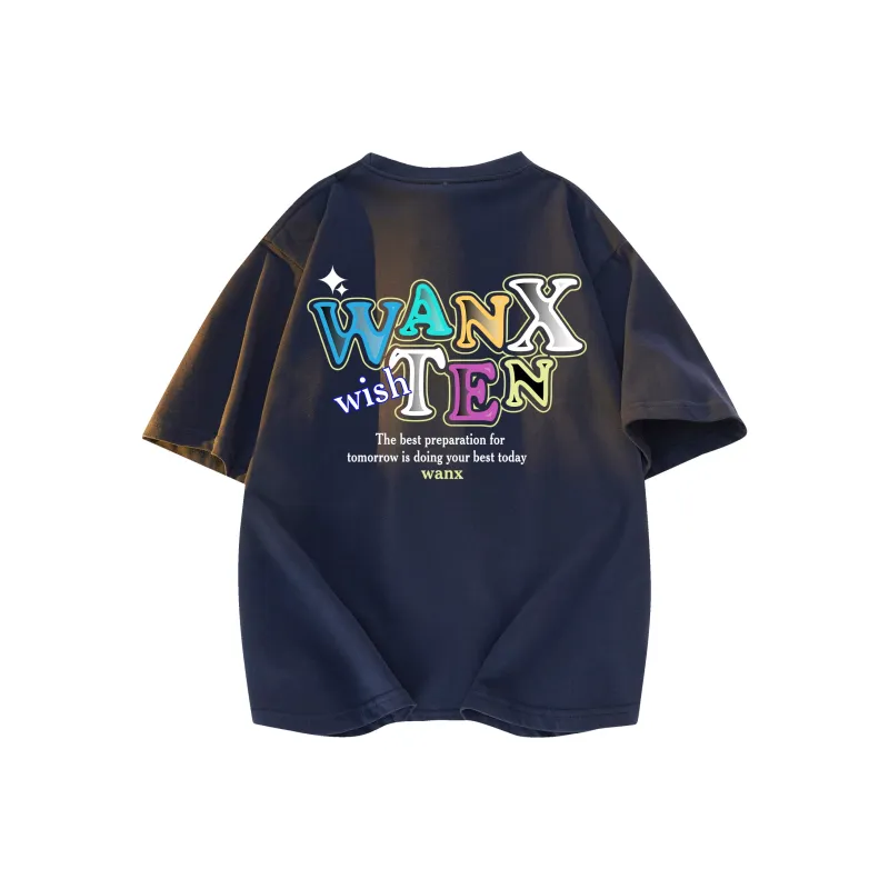WANX Short Sleeved T Shirts Unisex-12